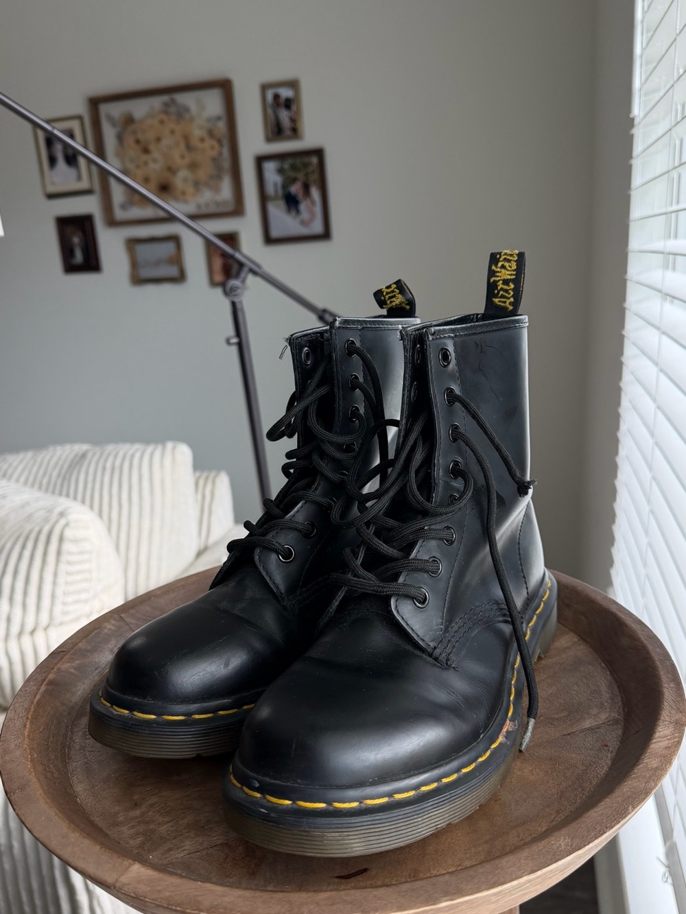 Classic black Dr. Martens 1460 boots